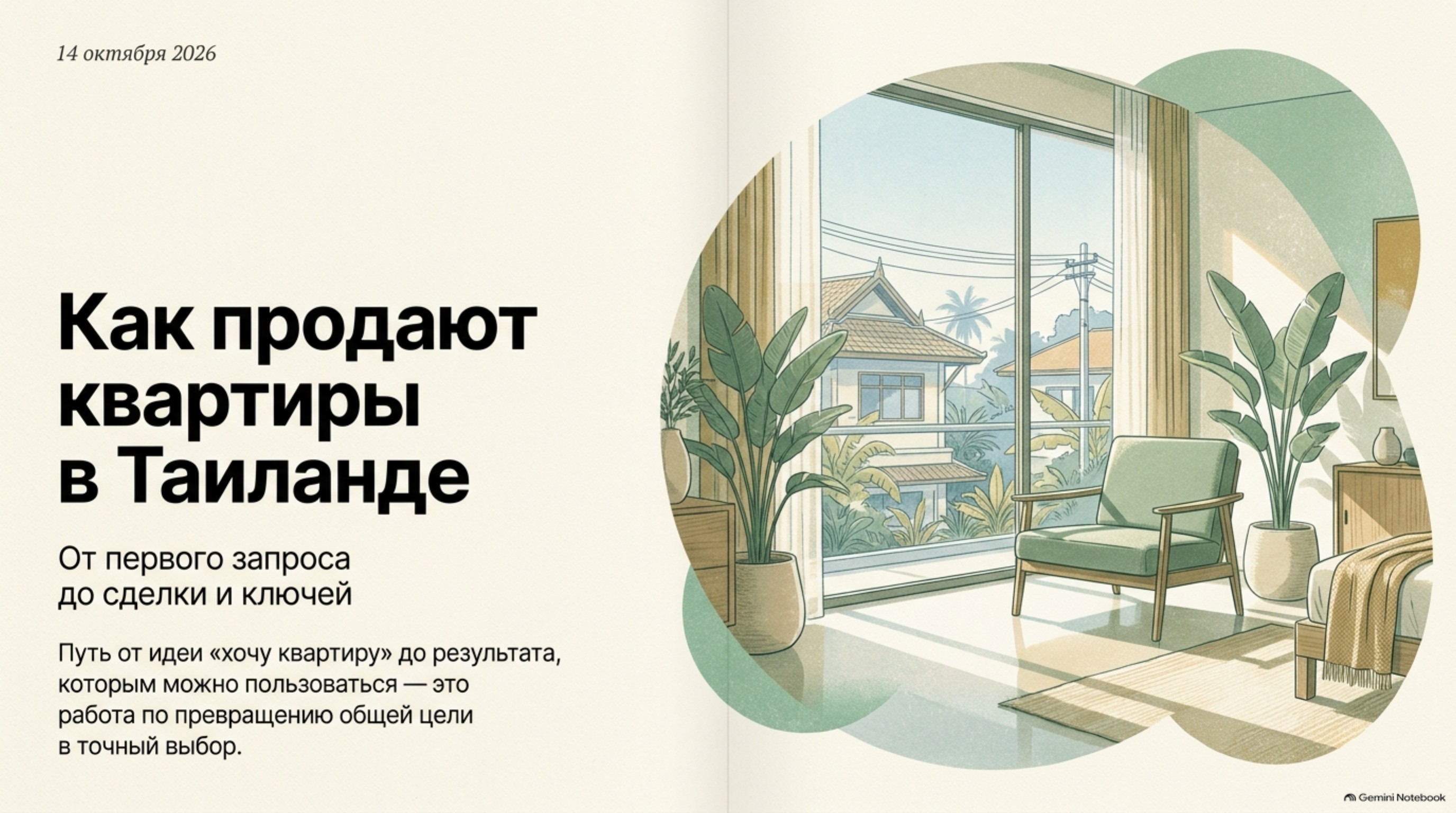 Как продают квартиры в Таиланде: от первого запроса до сделки и ключей.